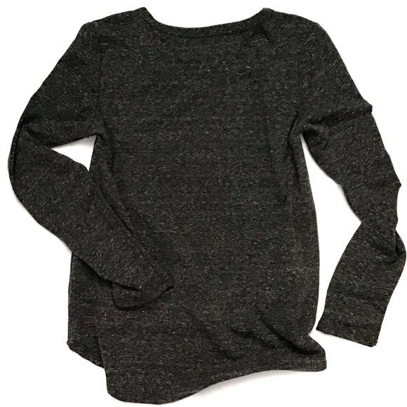 PAPER CRANE | GRAY & GOLD FLEECE PULLOVER - Picture 4 of 6